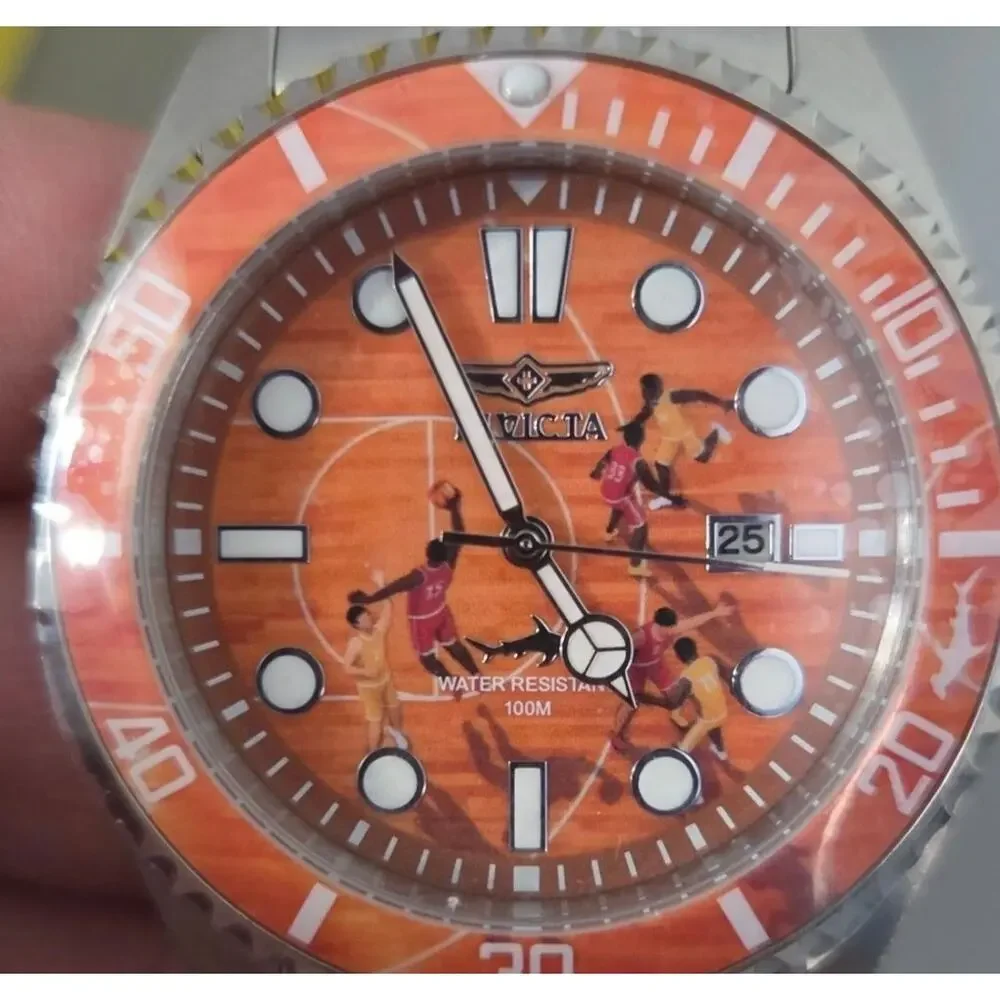 Invicta Pro Diver Visions From Above Mens Watch Basketball Series 43mm New